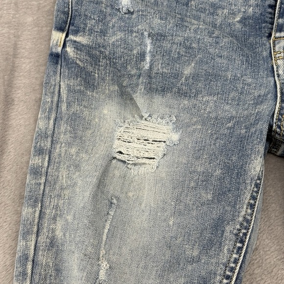 No‎ Boundaries Men's Distressed Slim Fit  Skinny Jeans 30x32 Show (30x28) - Picture 13 of 14